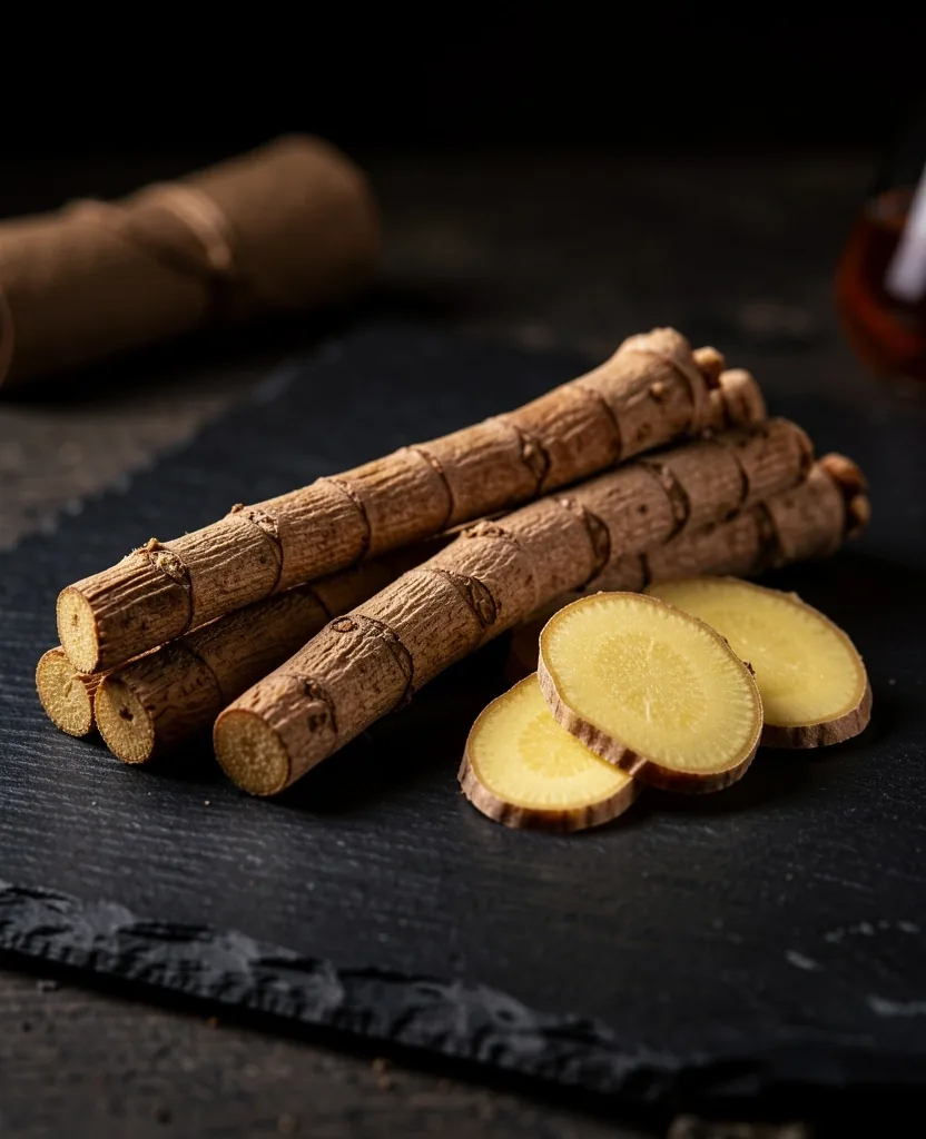 Raw Indonesian botanical ingredients for men's wellness